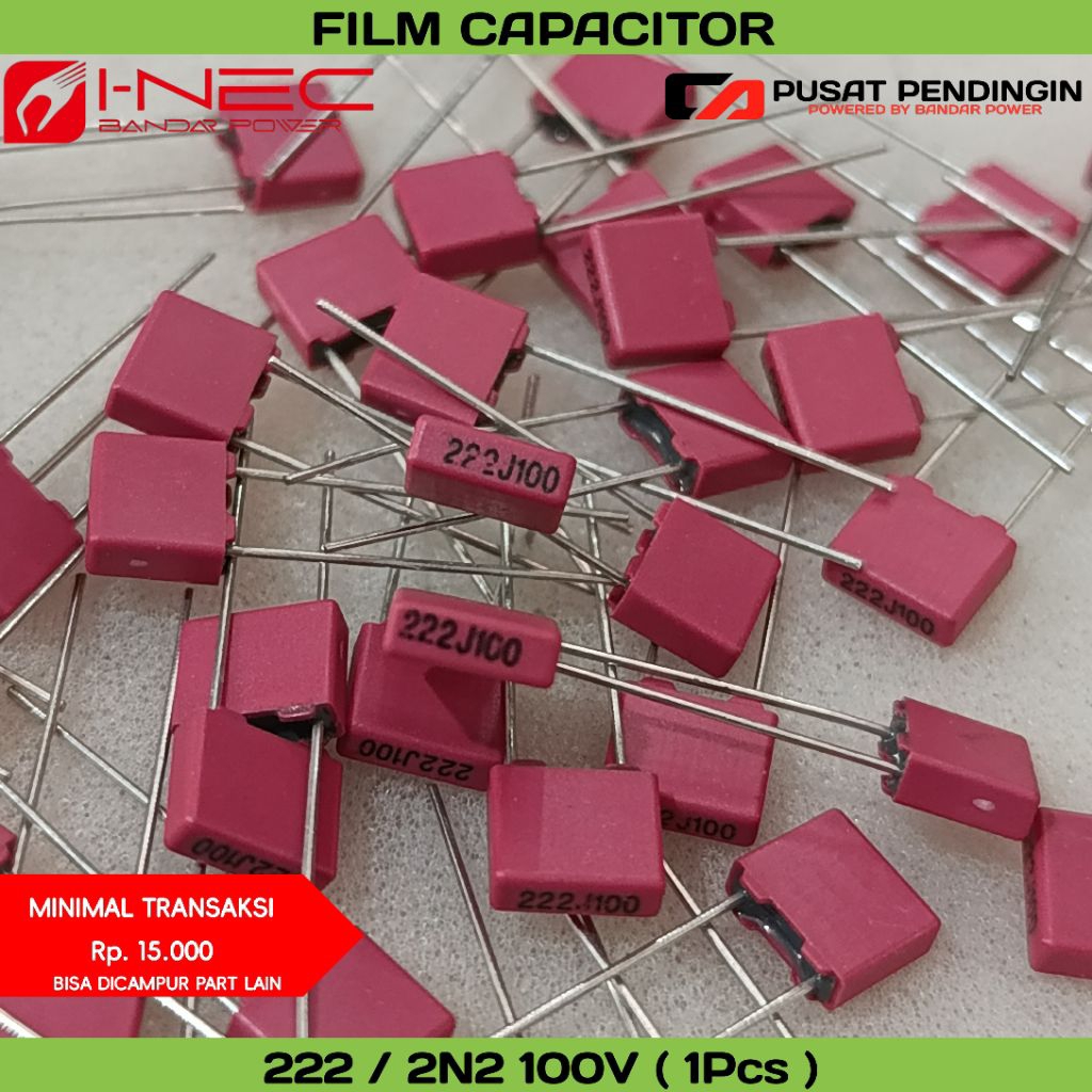 Kapasitor 2N2 / 100v (1pcs)