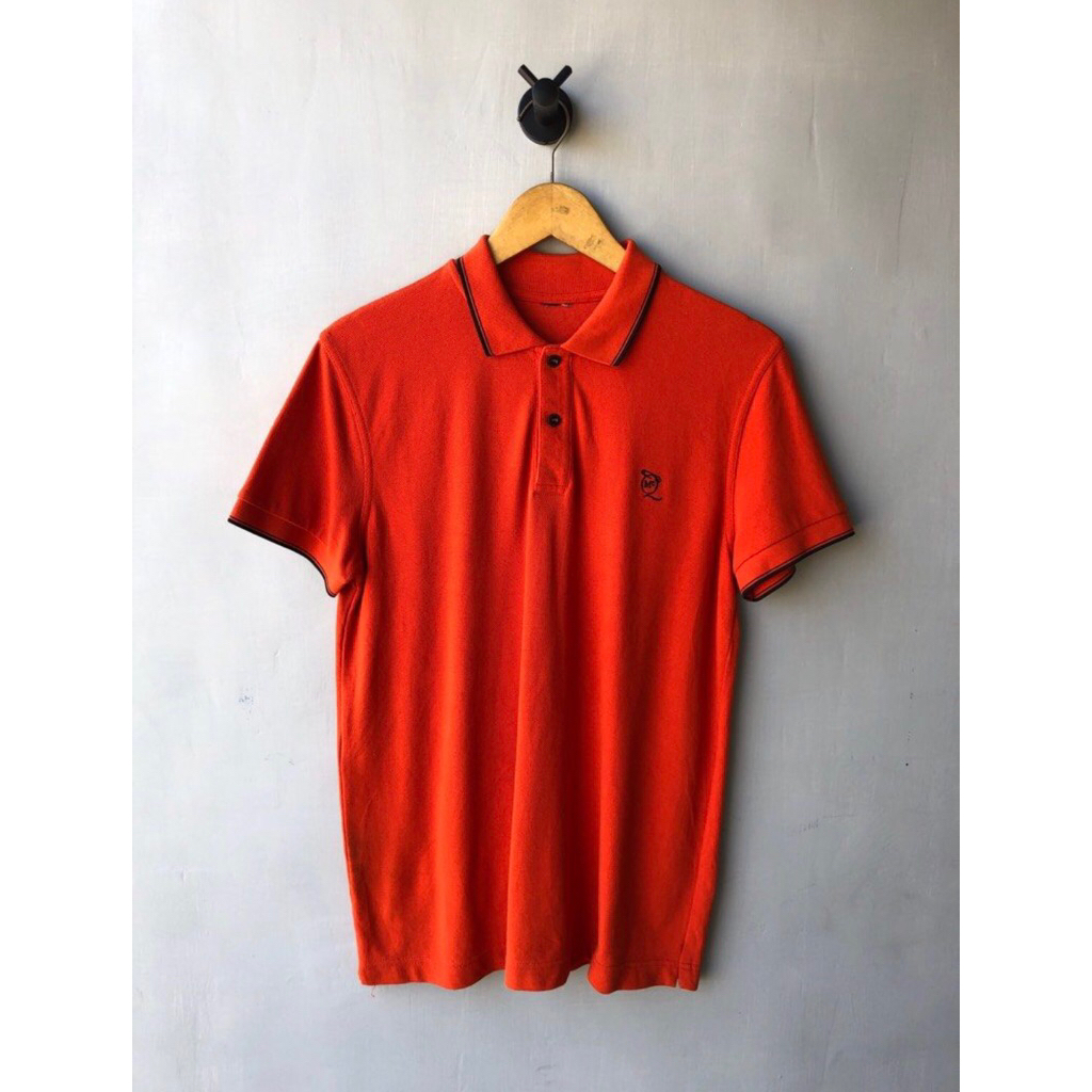 Alexander McQueen Orange Polo Shirt