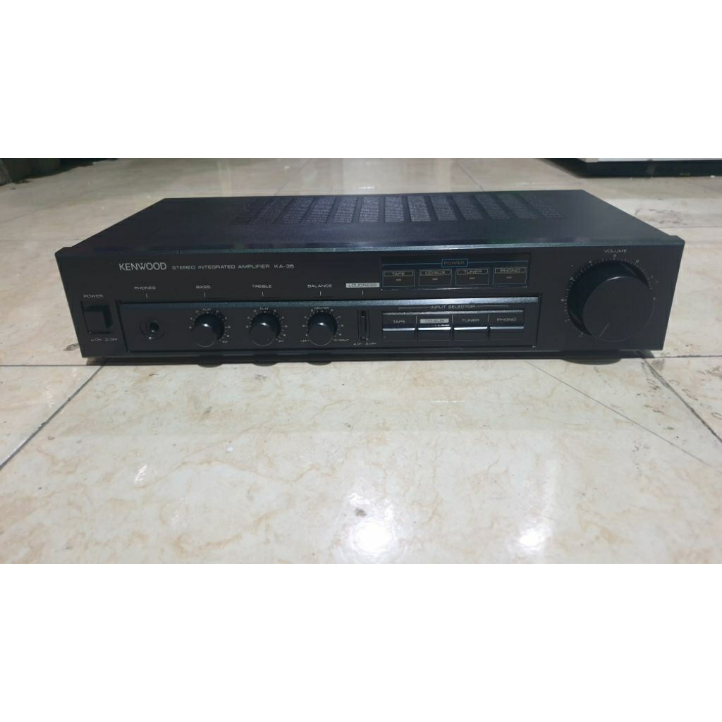 power amplifier kenwood ka35 vintage stereo intergrated made in japan second bekas normal siap pakai