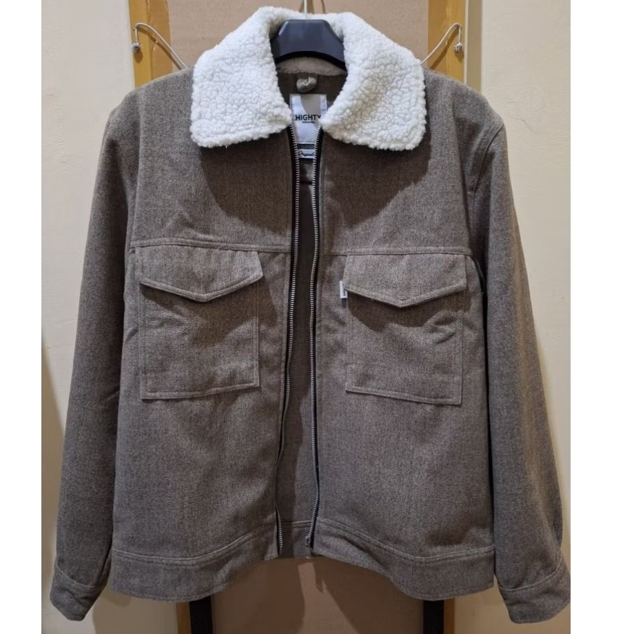 Sherpa Jacket brown merk Highty like new