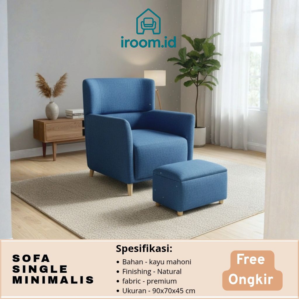 sofa singgle seater - sofa ikea - sofa custom - sofa bed - sofa ibu hamil - sofa santai