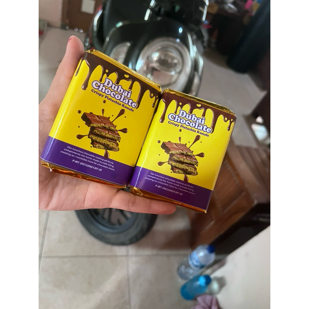 

(Terlaris!! ) Coklat Dubai Versi icip 85gram