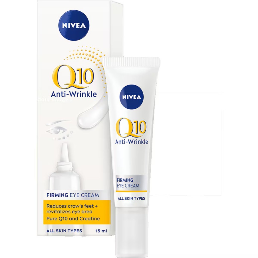 NIVEA Q10 Power AntiWrinkle Firming Eye Cream 15mL - Krim Mata Anti Kerutan dengan Q10 & Kreatin unt