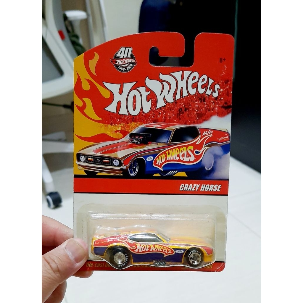 HOT WHEELS FUNNY CAR CRAZY HORSE