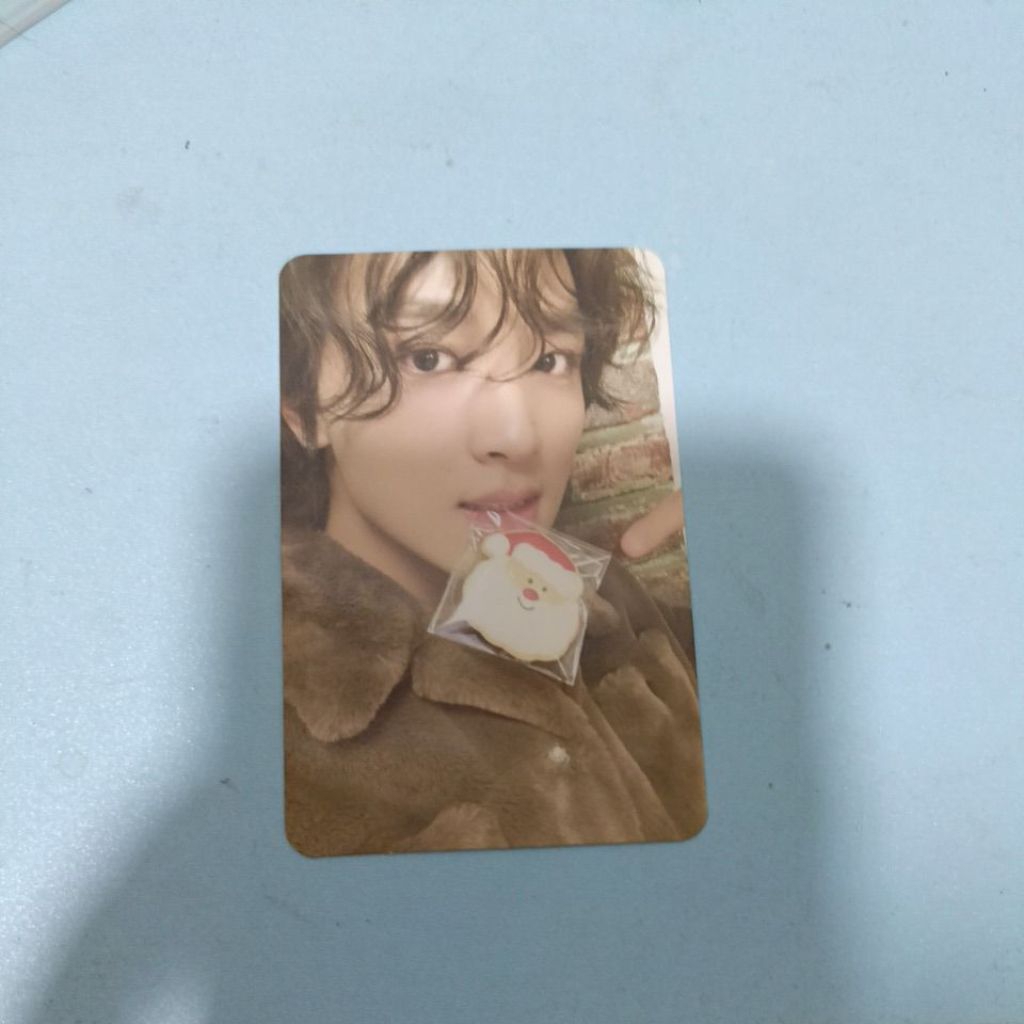NCT'S Haechan OFC Pink Christmas Photocard