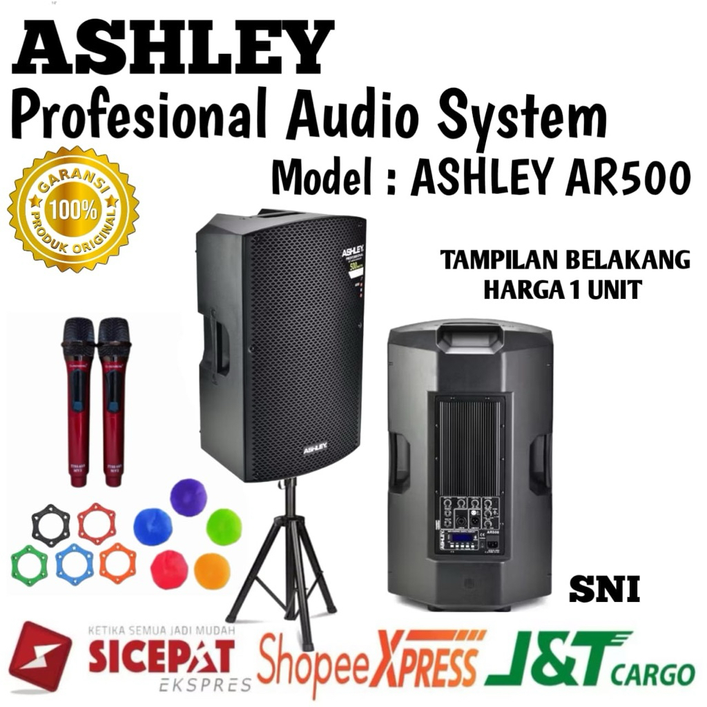 Speaker Aktif Ashley Ar500 Original Speaker Aktif Ashley 15inch