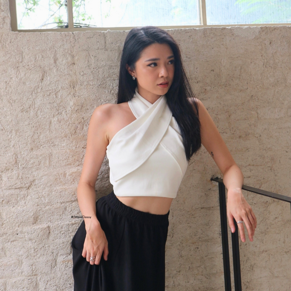 CLASSY Camila Halter Top 5102 Atasan Tanktop Halter Wanita | Premium Material Tebal | Tanktop Halter