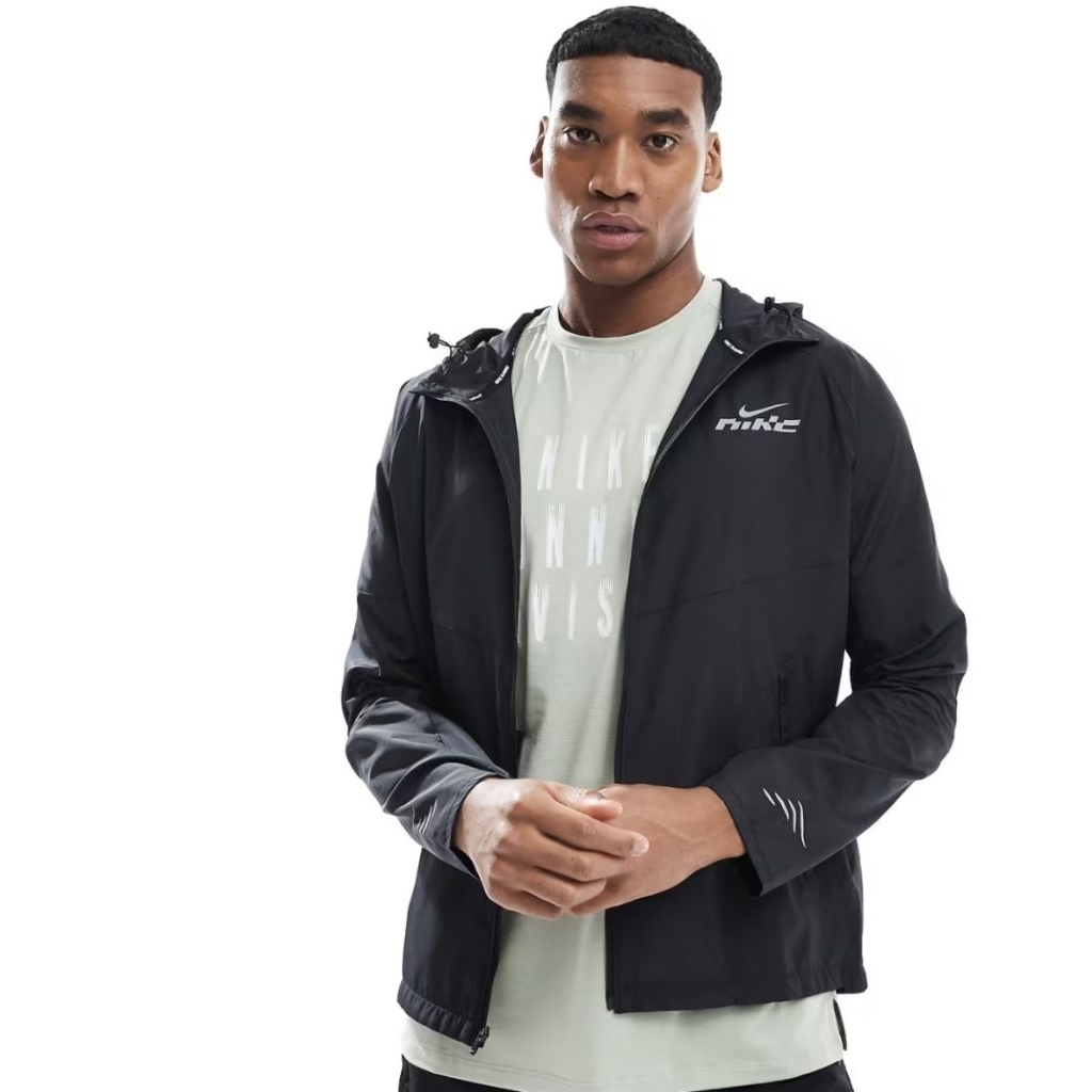 JAKET LARI ORIGINAL NIKE REPEL MILER FLASH PACKABLE RUNING JACKET PRIA