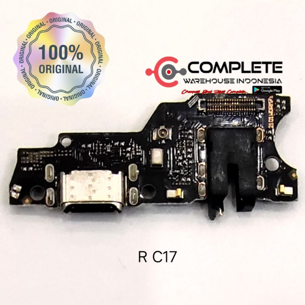BOARD CAS REALME C17 / KONEKTOR CAS REALME C17 / PCB BOARD CHARGER REALME C17 ORIGINAL