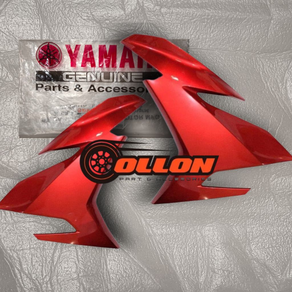 PANEL 1&2, SAYAP LUAR JUPITER MX 150 V1 V2 MERAH METALIK ASLI ORIGINAL YAMAHA 2PV-F835U-00-P2 2PV-F8
