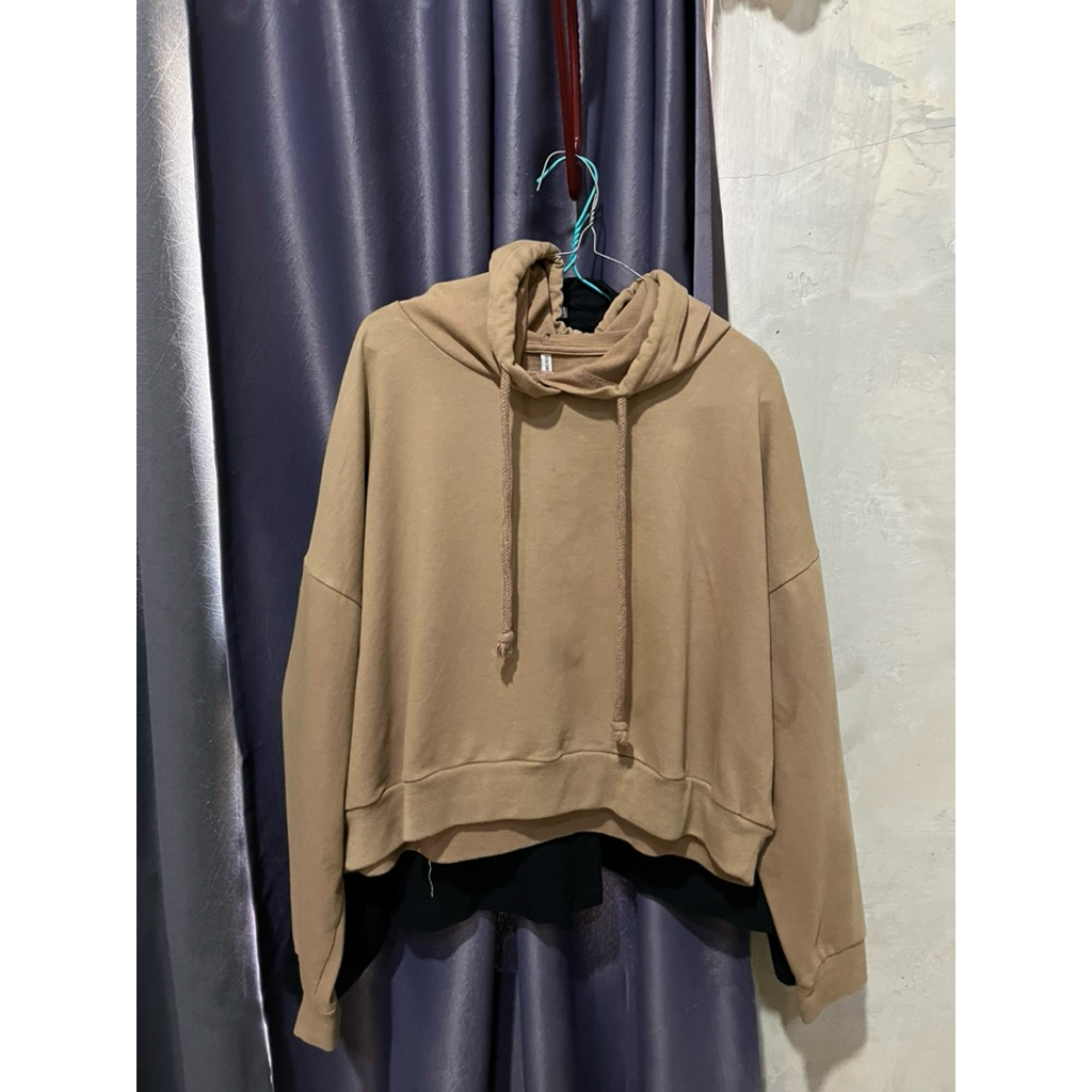 preloved hoodie crop colorbox