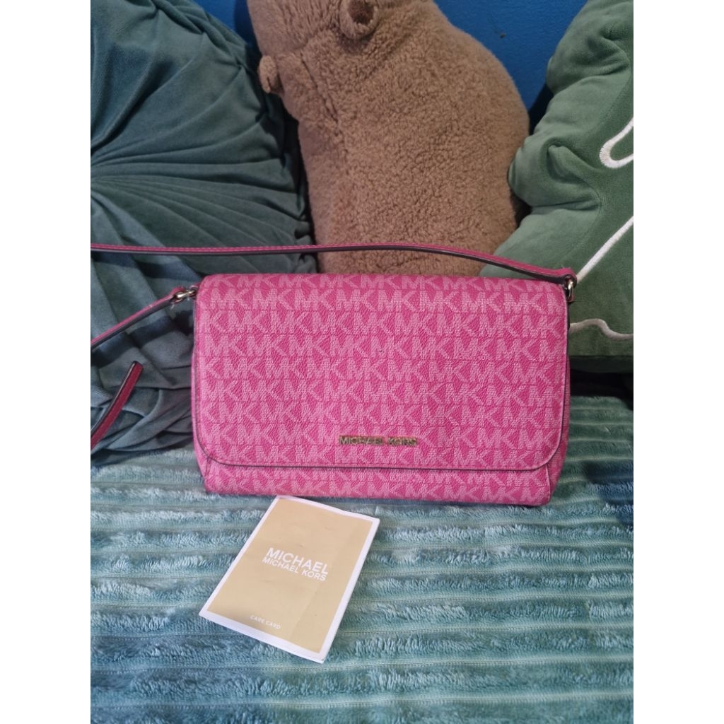 Preloved Tas Michael Kors Original Jetset Flap Pink