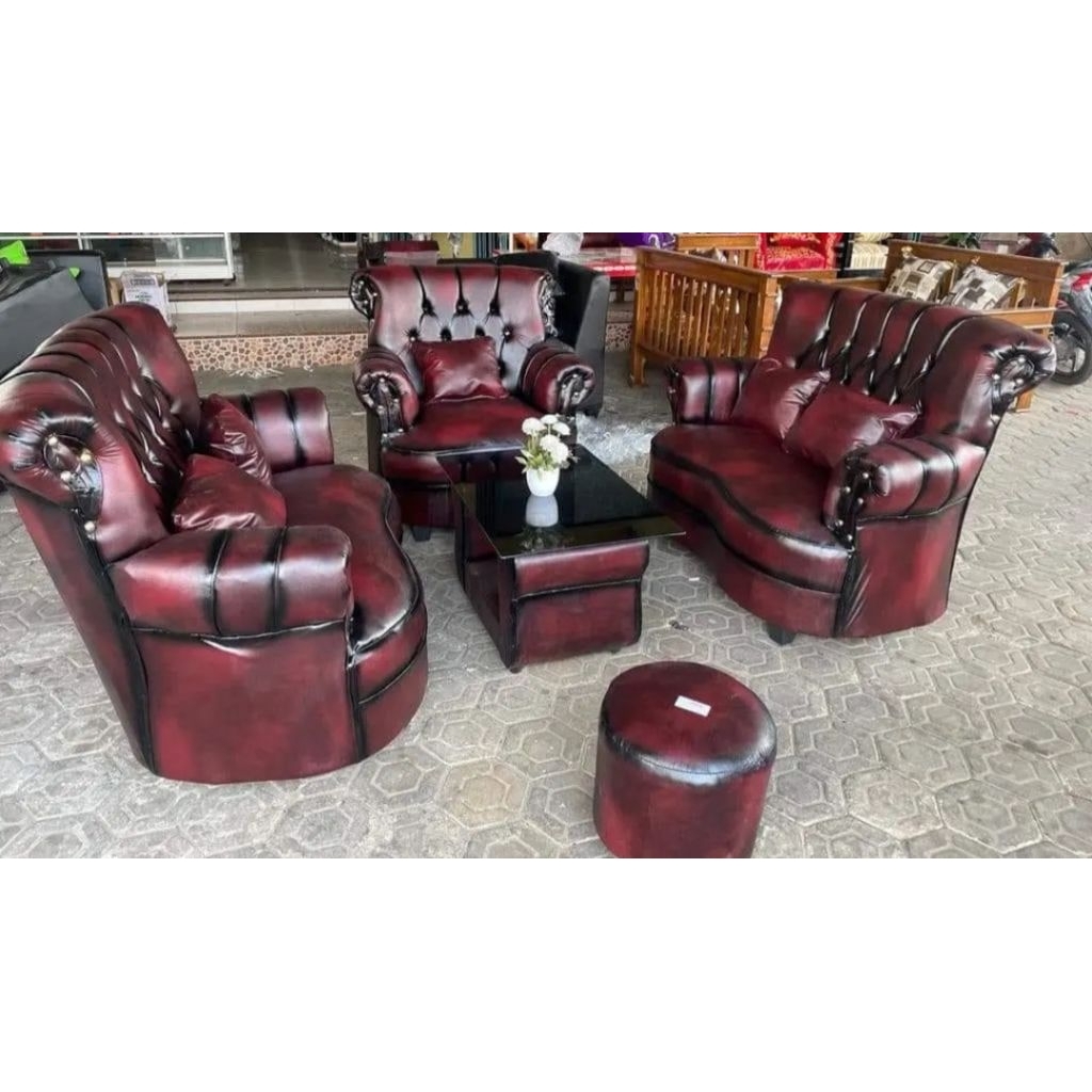 sofa mini jaguar Lampung Bonus bangku bulat selama persediaan masih ada