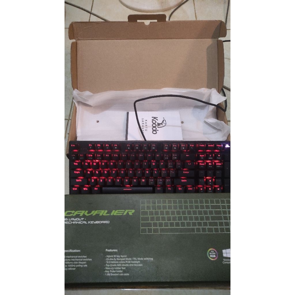 KOODO CAVALIER Mechanical Keyboard 96 Keys