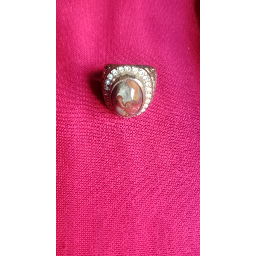 cincin akik pancawarna