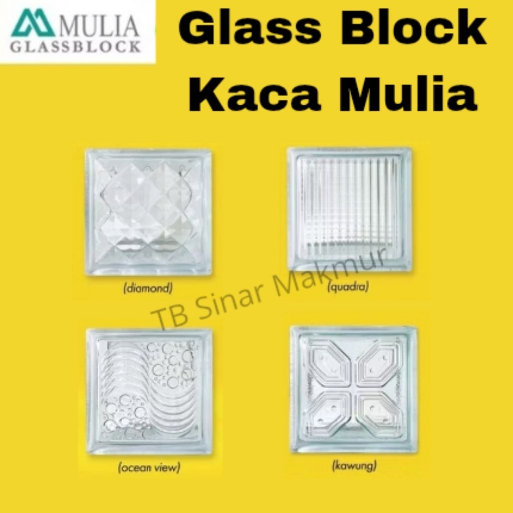 GLASS BLOCK KACA MULIA Motif