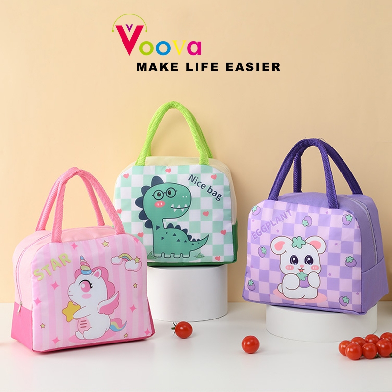 VOOVA Lunch Bag/Reseller Welcome /Tas Bekal Anak Karakter Tahan Panas/Tas Bekal Sekolah