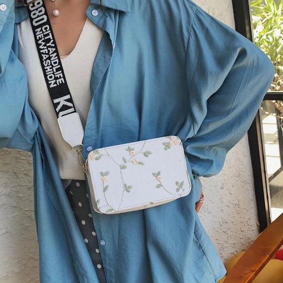 Tas Selempang Wanita Bunga Import Fashion Korea