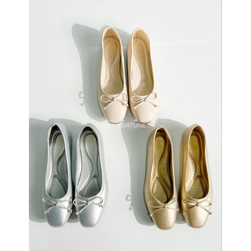 Chic Fortune FS 885 Flatshoes Wanita Impor