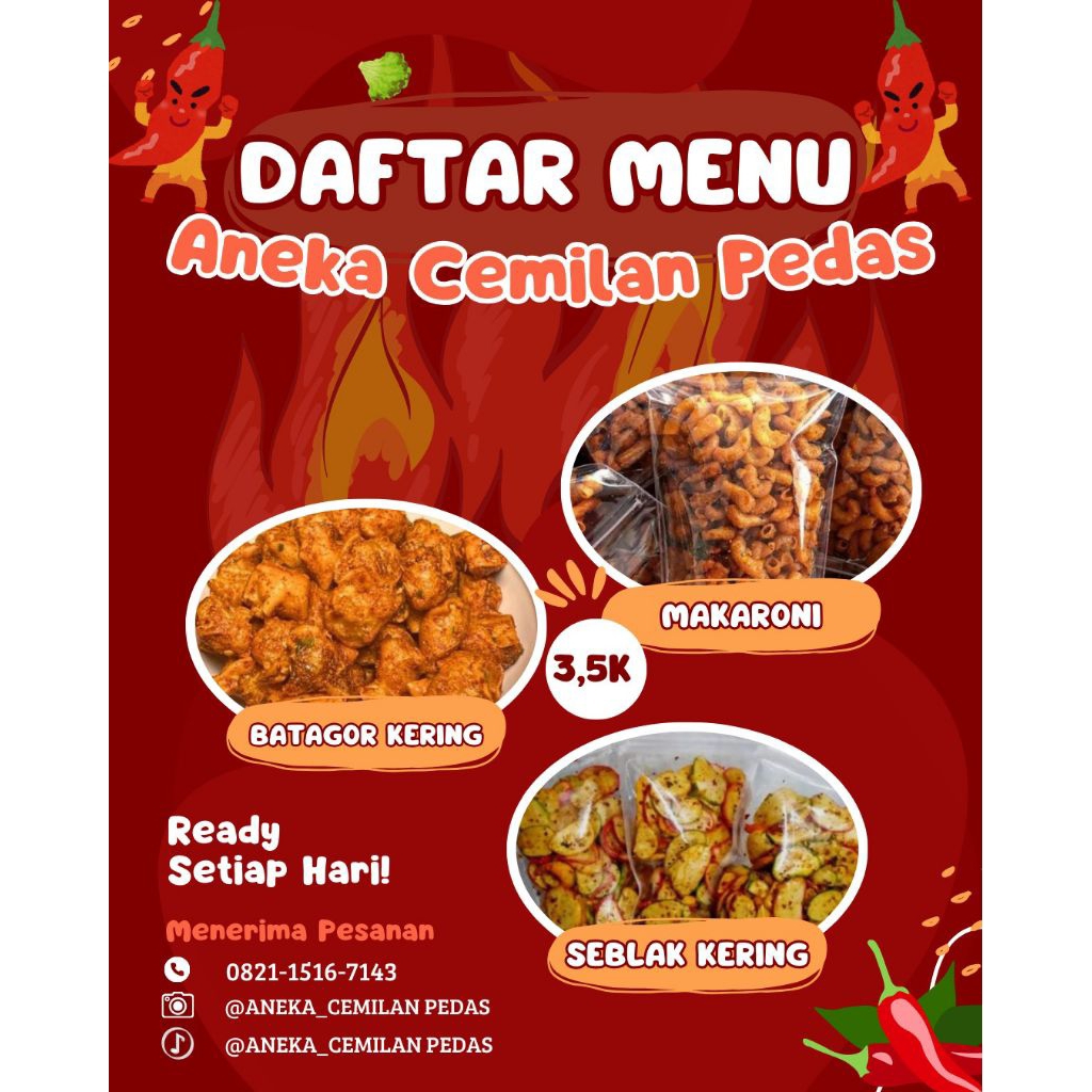 Aneka cemilan kering