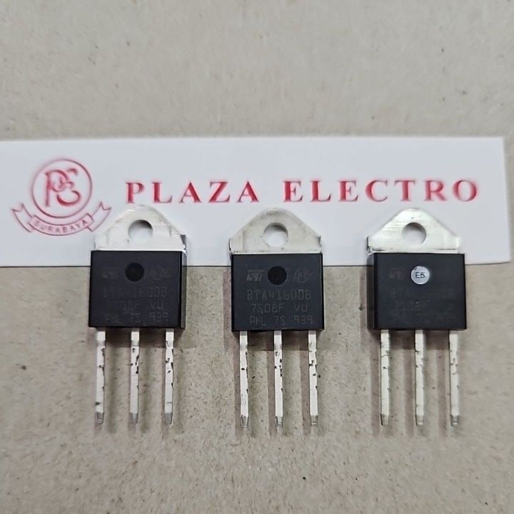 IC BTA 41 TRIAC ST TR TRANSISTOR BTA41 600B ASLI ORIGINAL BTA41-600B