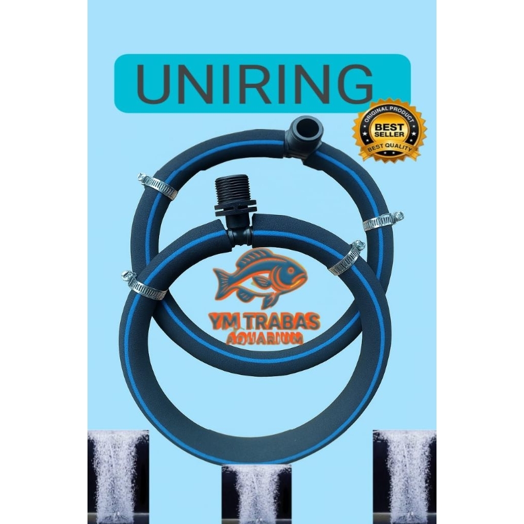Airator uniring Bulat /Selang Uniring/Uniring Aerasi pas untuk budidaya ikan sistem bioflok, sistem 
