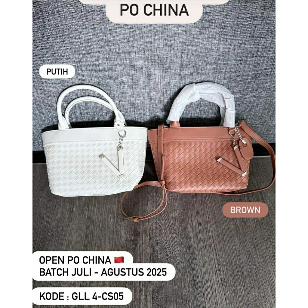 [CLEARANCE SALE] 7570 TAS SELEMPANG TENTENG WANITA ANYAM KULIT SAPI ASLi