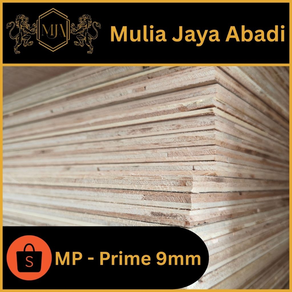 TRIPLEK POLOS MULTIPLEK MERANTI FURNITURE GRADE 9MM - PLYWOOD MP PRIME 9MM