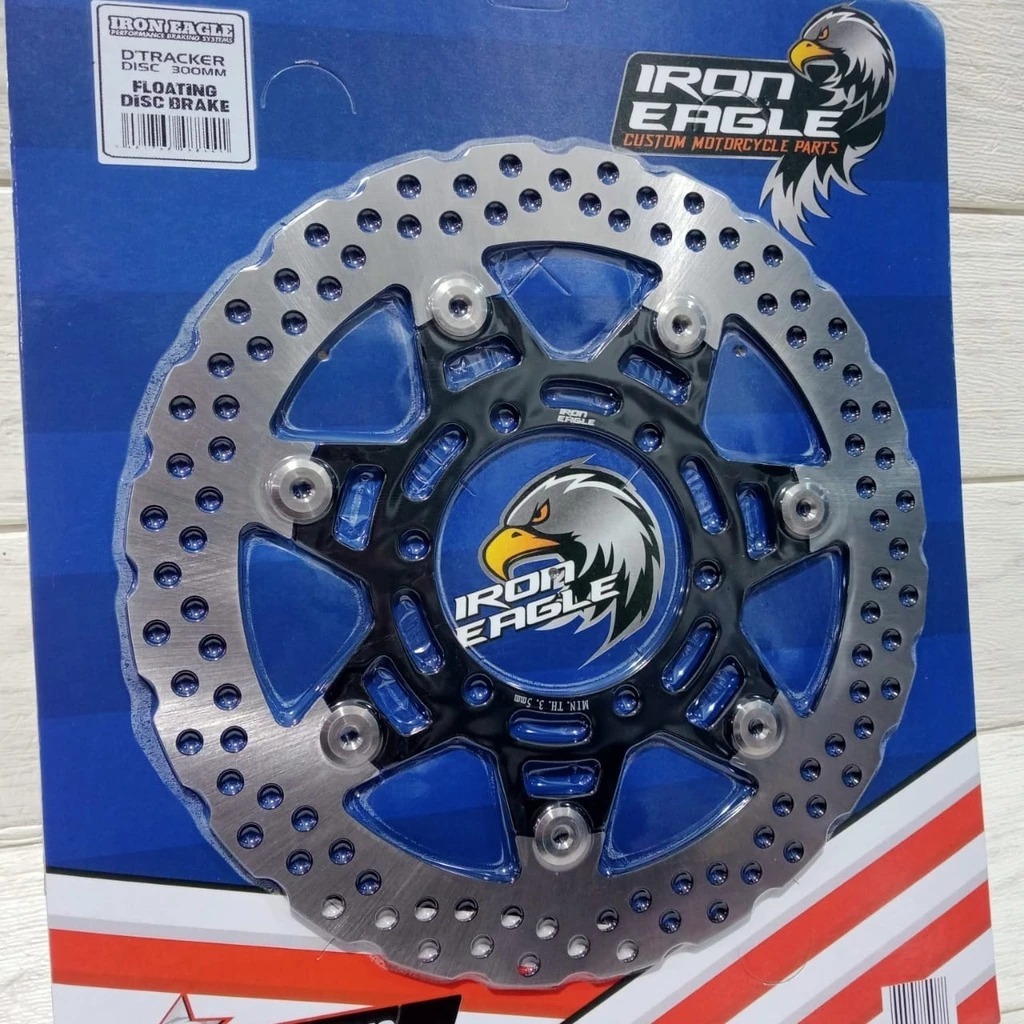 Piringan Cakram depan KLX Dtracker 300mm Piringan KLX Floating Import IRON EAGLE Original