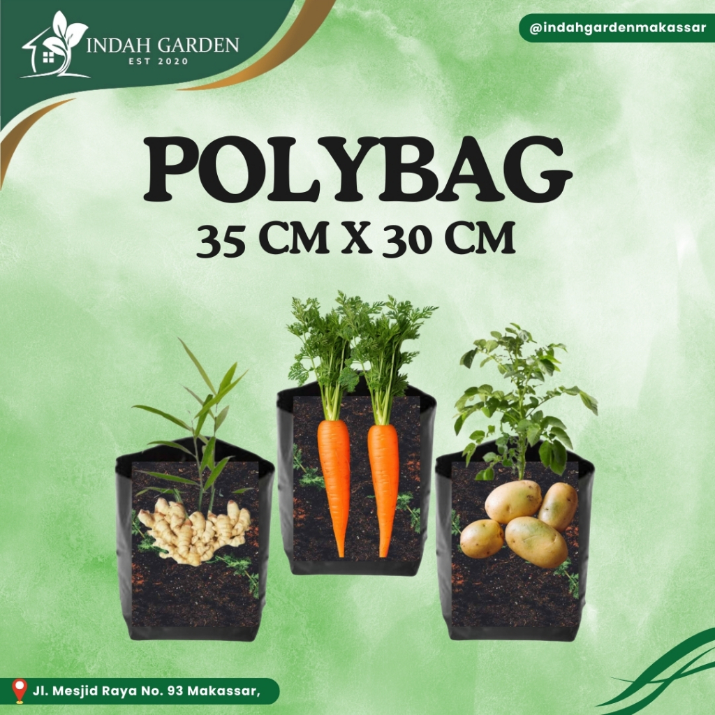 Polybag 35×30 cm 0.5 kg Polibag 35 x 30cm Tanaman Semai.