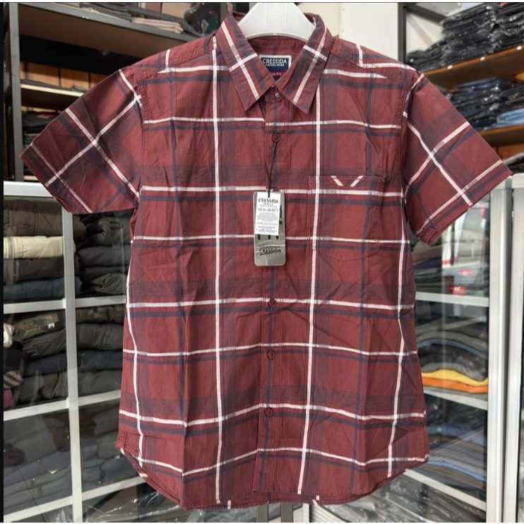 Cressida Kemeja Lengan Pendek Original | Kemeja Pria Lengan Pendek