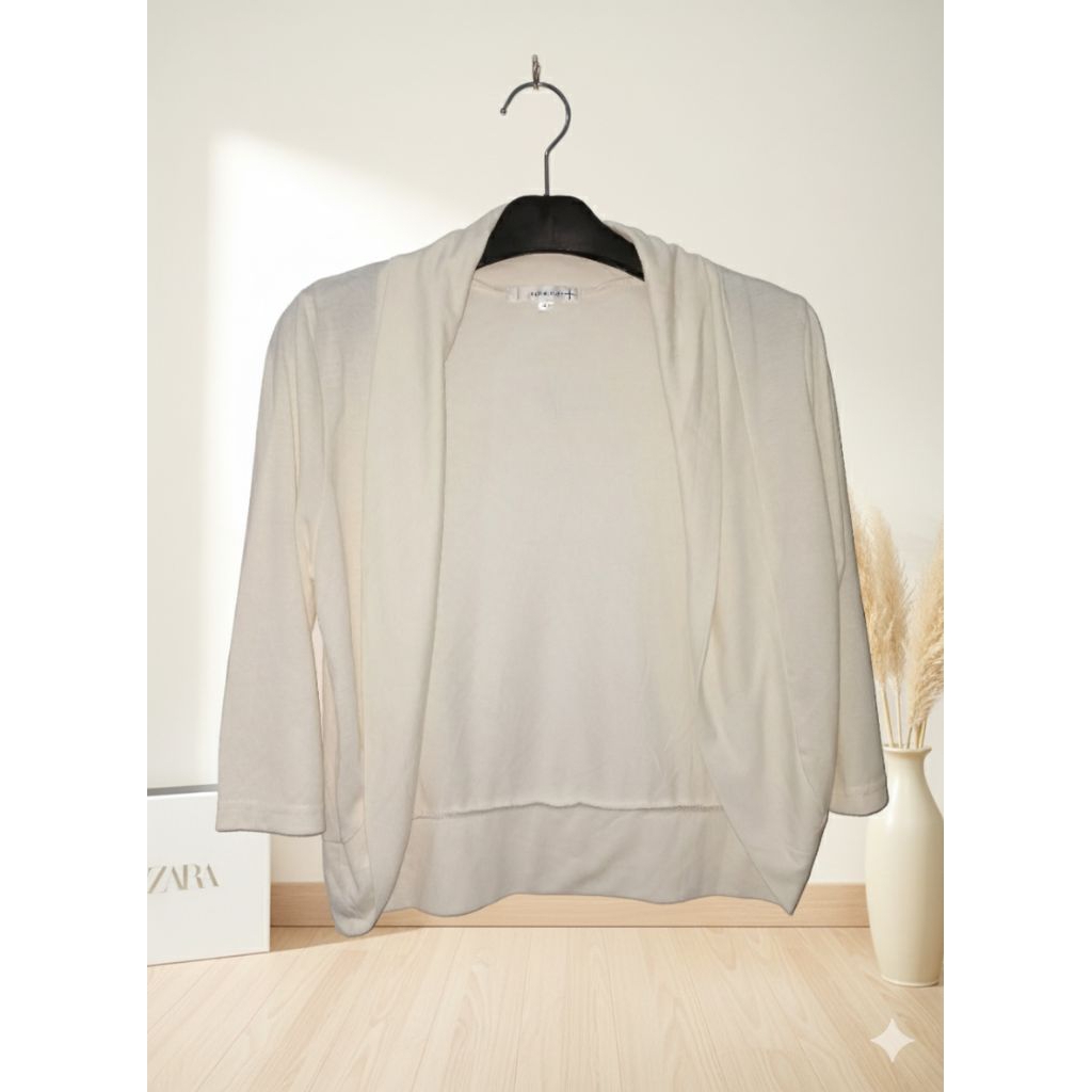 Cardigan Klein Plus White