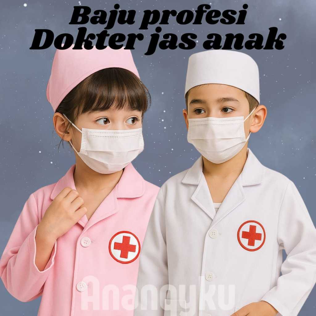 seragam jas dokter anak jas lab anak