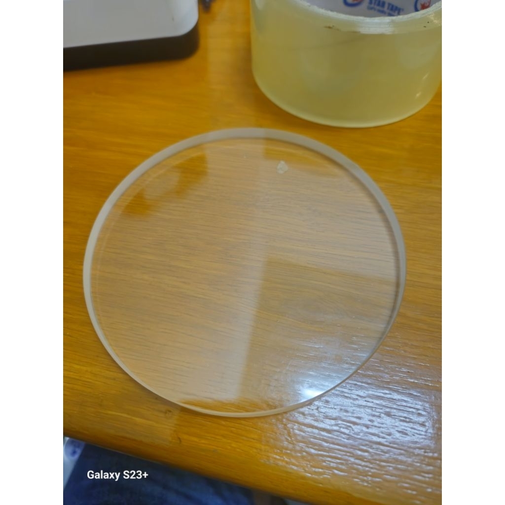 kaca tempred 130mmx10mm