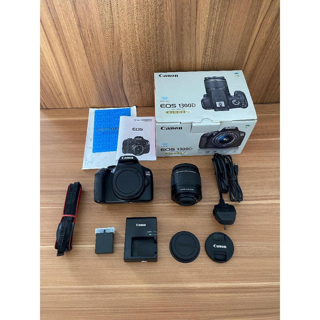 Canon 1300D Kit Fullset Second
