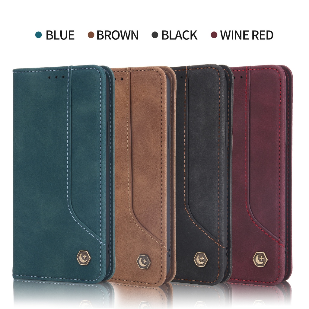 Vivo V20 V20 SE  V21 5G V23 5G v23E Wallet Leather Case Cover Dompet POLA