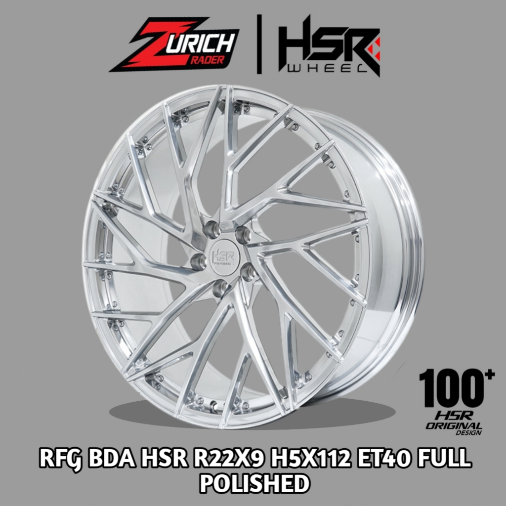 Velg Mobil Hsr Wheel Ring 22 Rfg Bda Baut 5x112 Untuk Audi Chairman Mercedes Tiguan Scirocco Audi