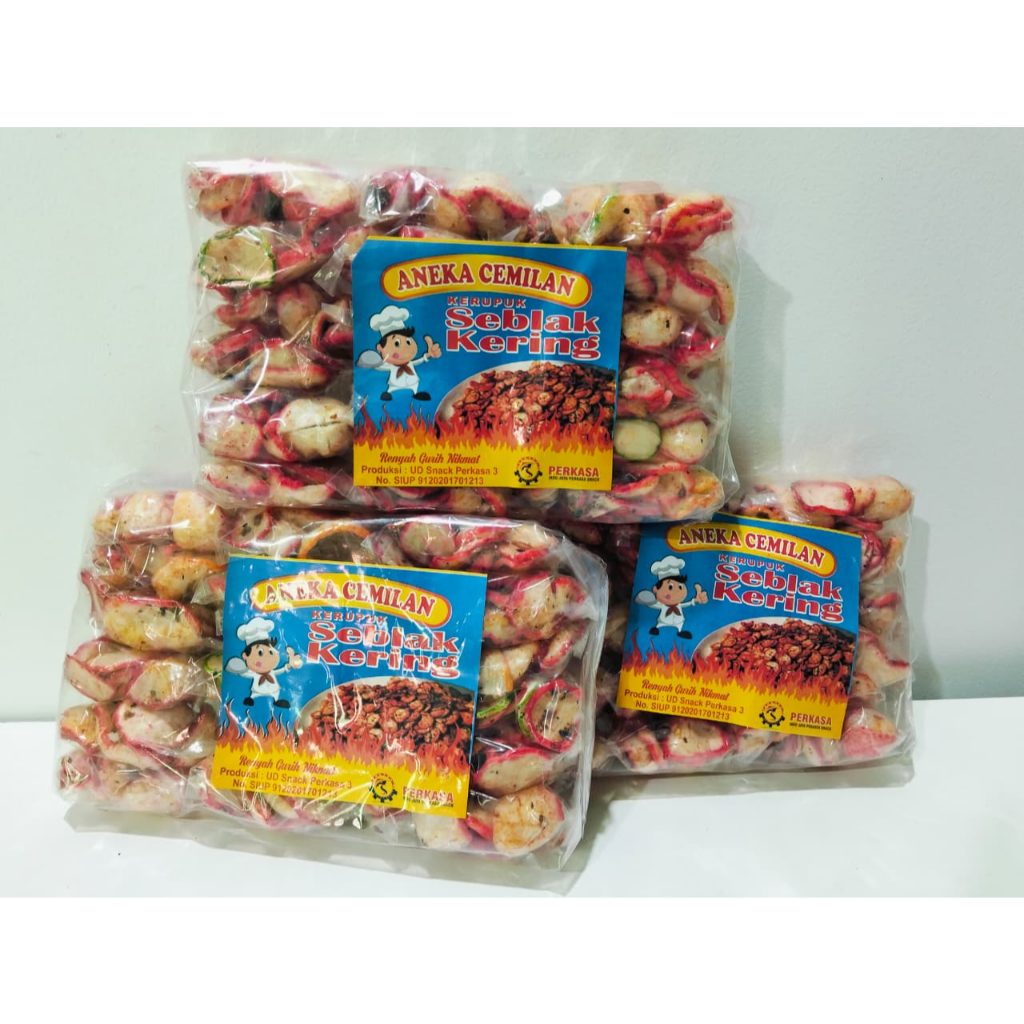 

Cemilan Kerupuk Seblak Kering