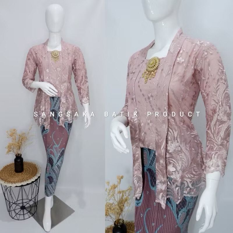 Kebaya Remaja Modern / Kebaya Wisuda Remaja / Kebaya Pesta / Kebaya Brokat