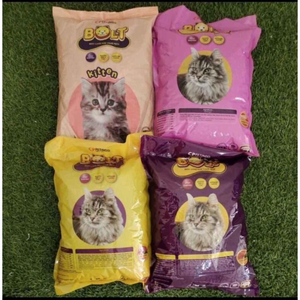 CPPETINDO BOLT MAKANAN KUCING - 800GR