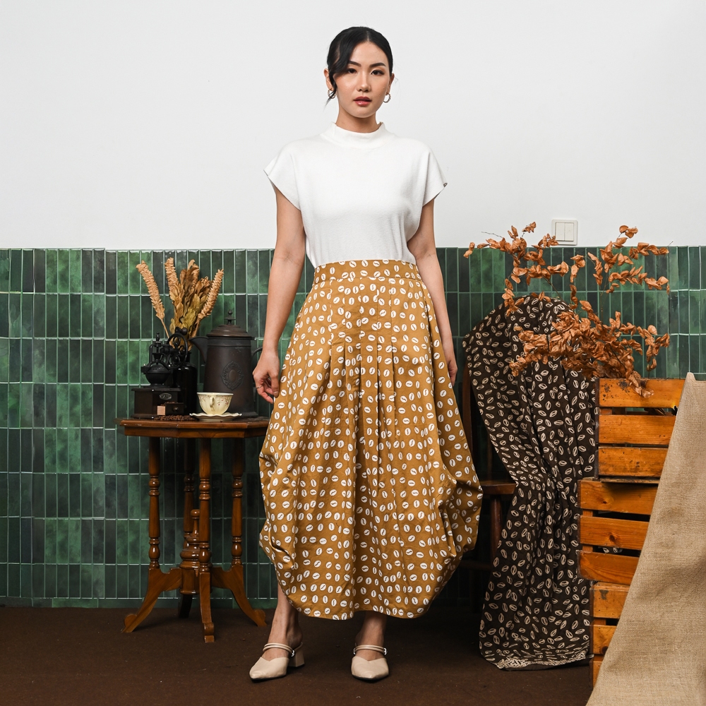 NONA RARA - Rozegain Wonogiren Kopi P0561, Rok batik wanita modern