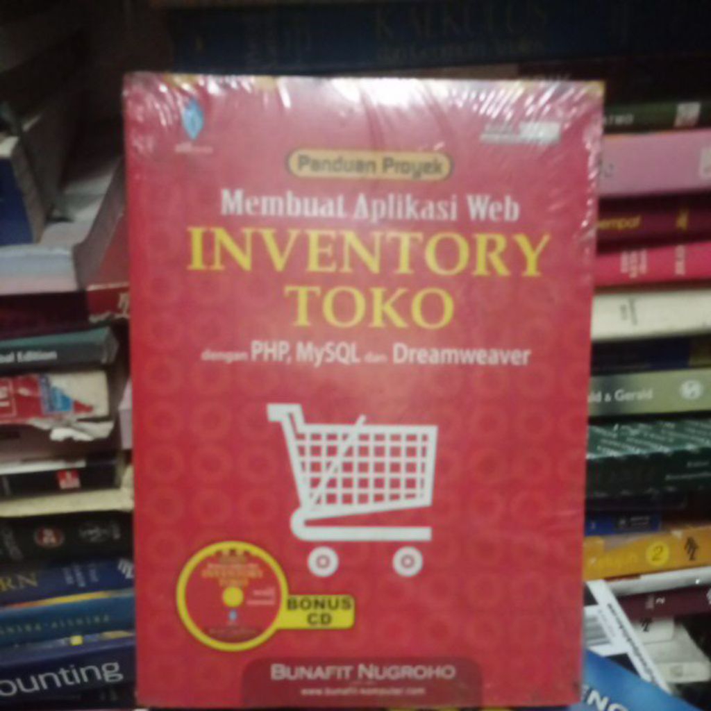 buku aplikasi web inventory toko dengan php mysql + cd