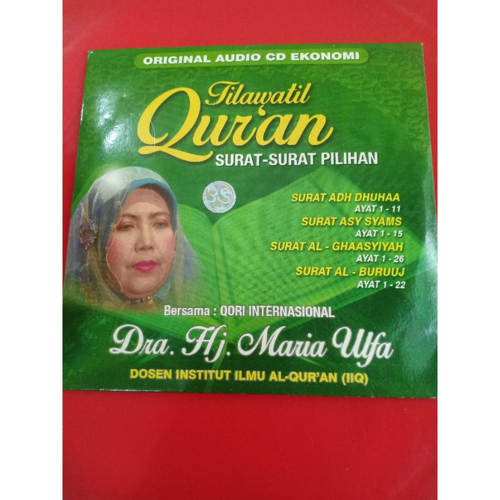 CD TILAWATIL QUR'AN SURAT "PILIHANA