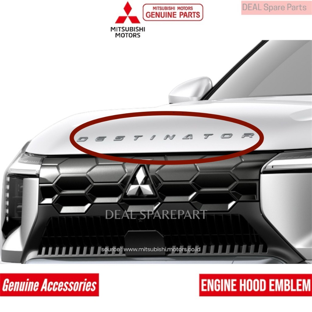 Engine Hood Emblem Kap Mesin Aksesoris DESTINATOR Accessories Original Mitsubishi MZ336253