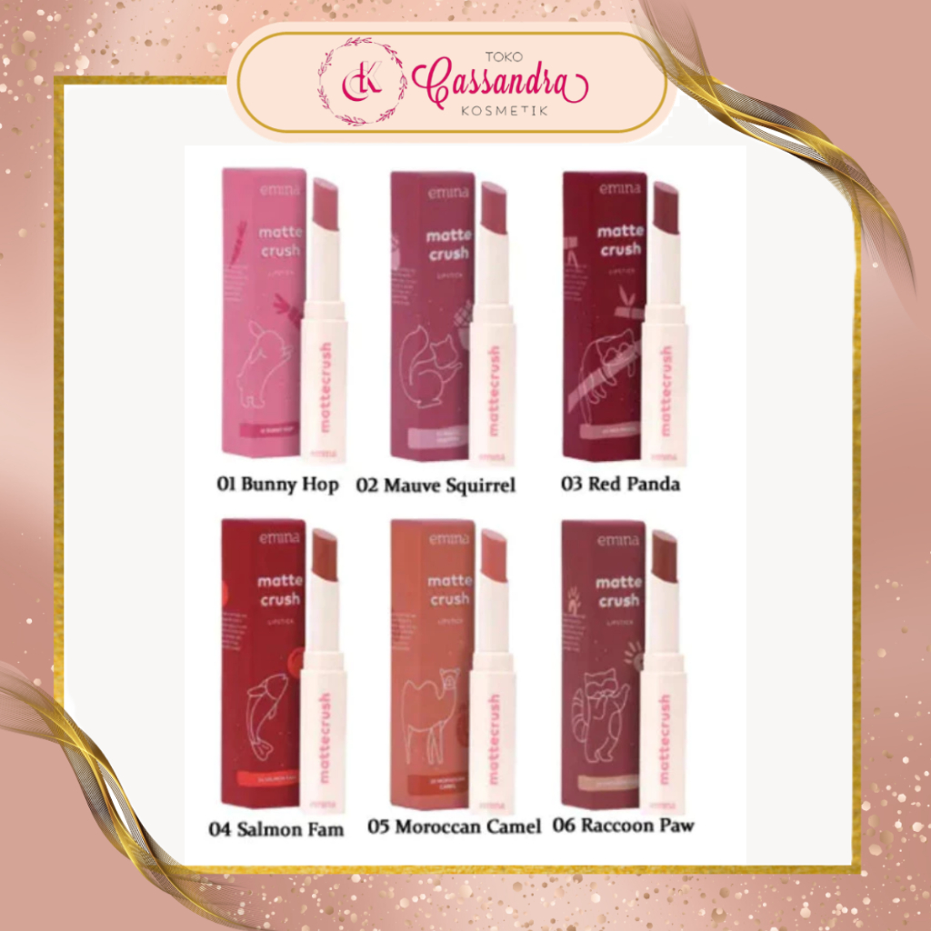 EMINA MATTE CRUSH LIPSTICK