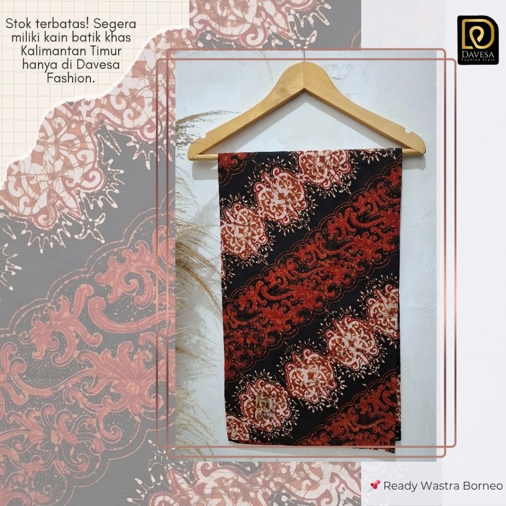 Kain Batik Cap Khas Kalimantan Timur