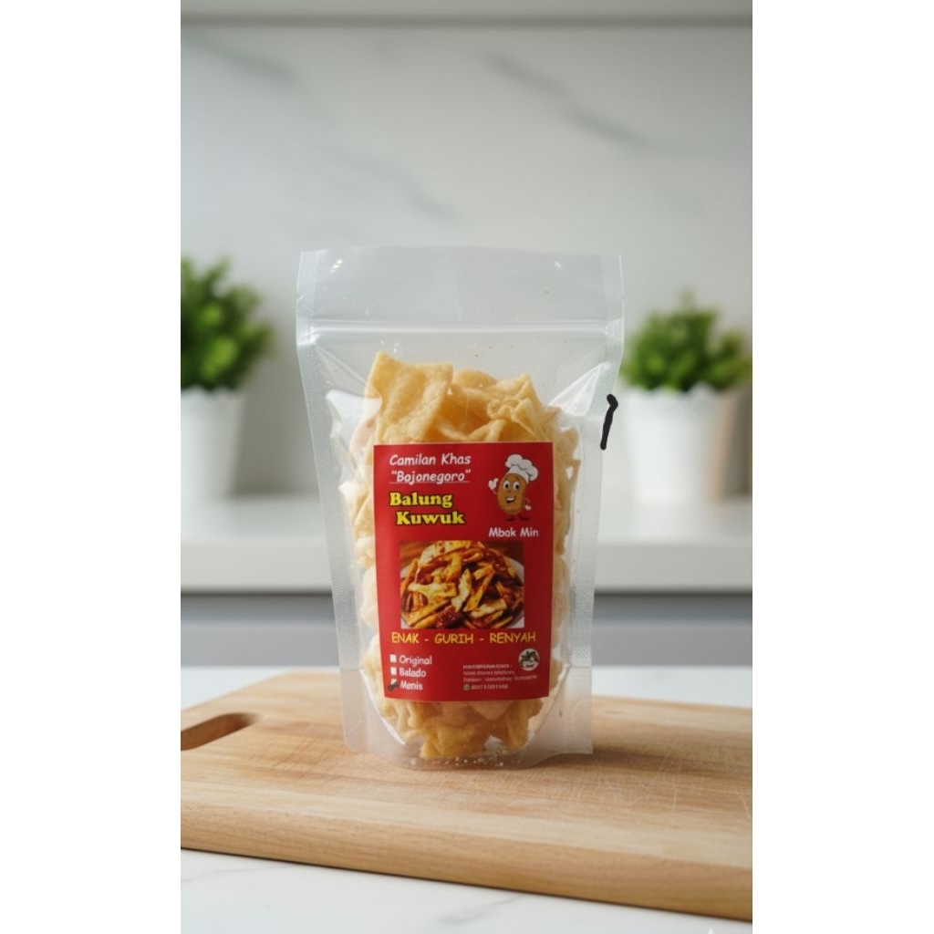 

Kripik Singkong Balong Kuwo