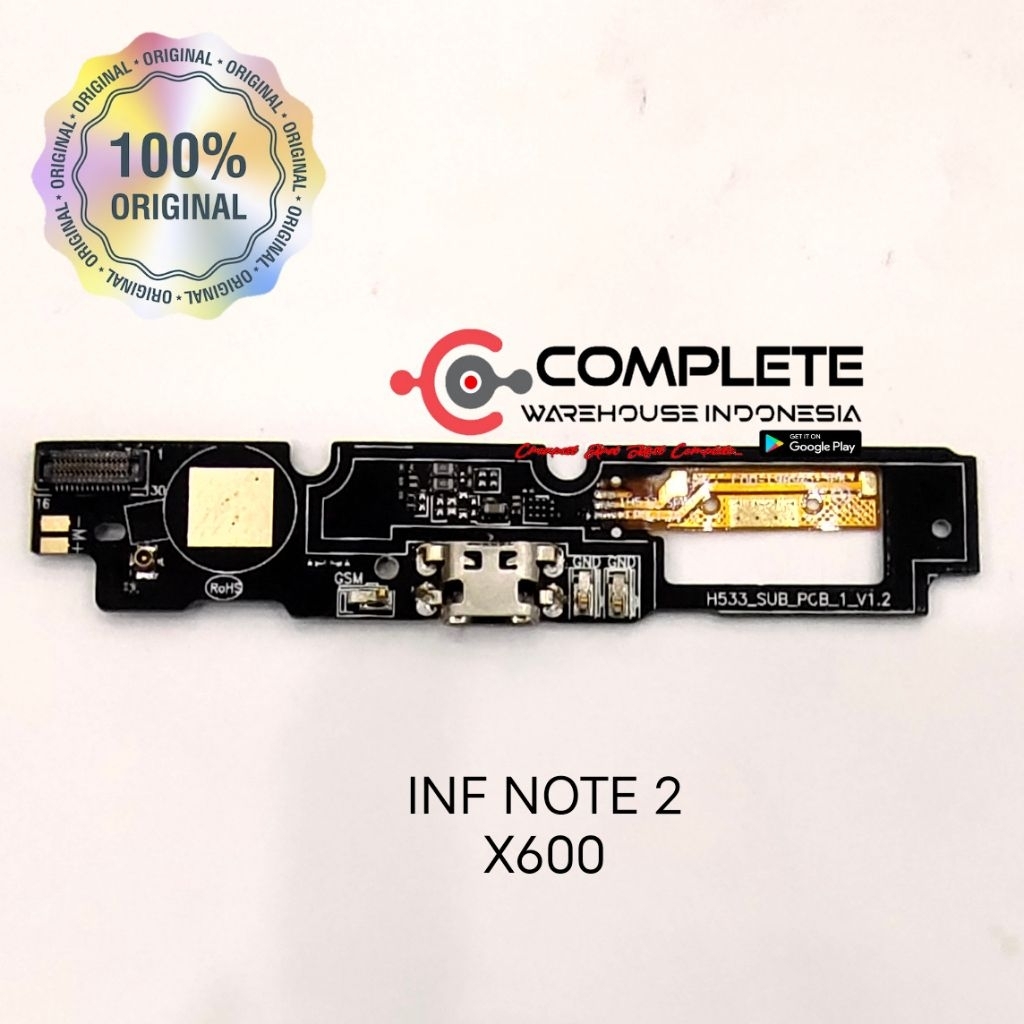 BOARD CAS INFINIX NOTE 2 / X600 / KONEKTOR CAS INFINIX NOTE 2 X600 / PCB BOARD CHARGER INFINIX X600 