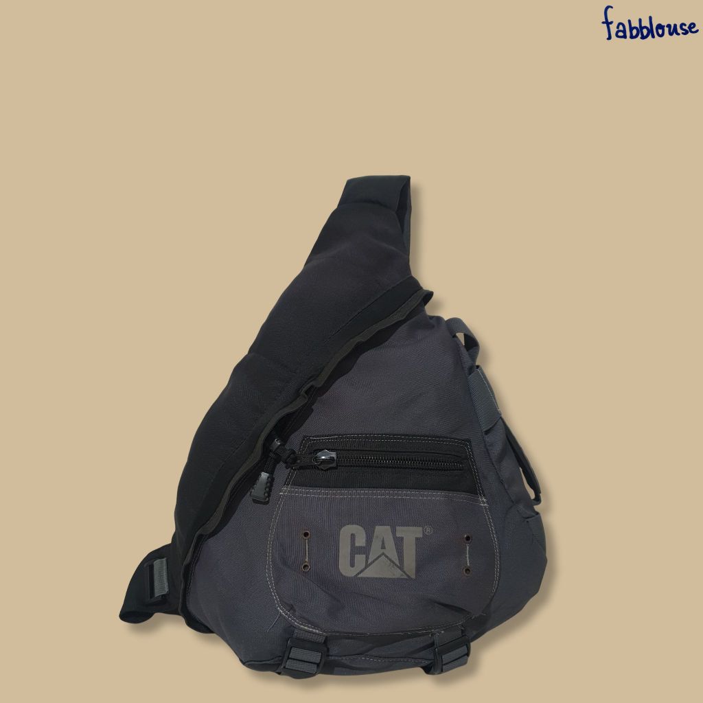 Vintage 90s Caterpillar Sand Bag