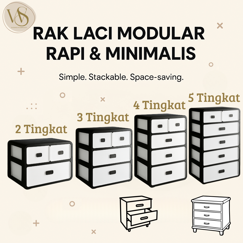 RAK LACI SERBAGUNA / LEMARI TINGKAT / LEMARI BAJU